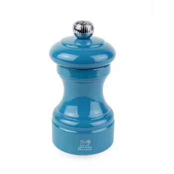 Peugeot Bistro zoutmolen Z 10 cm, Pazifikblau, gelakt hout