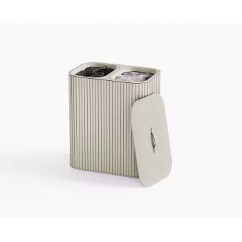 Joseph Joseph Tota Twin Luxe 90L wassorteerder, ecru
