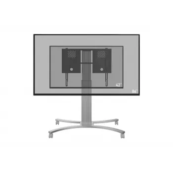 celexon Expert elektrisch in hoogte verstelbare display-rolwagen Adjust-4286MS