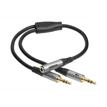 celexon Professional 2x stereo jack audio-adapter, M/F