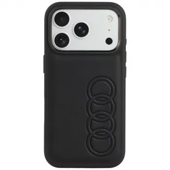 Audi TT kunstleer MagSafe-hoesje voor iPhone 18 Pro / 17 Pro, zwart