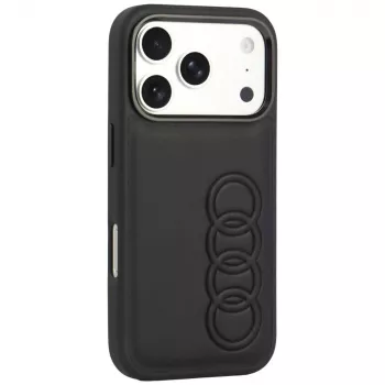 Audi TT kunstleer MagSafe-hoesje voor iPhone 18 Pro / 17 Pro, zwart