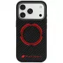 Audi RSQ Carbon Fiber Sport Red Circle MagSafe-hoesje voor iPhone 18 Pro / 17 Pro, zwart