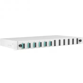 EFB Elektronik uitschuifbare splicebox SC 50/125 µm OM3, 12 pigtails, 6 koppelingen