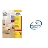 Avery L7670R ronde etiketten, neonrood, Ø 63,5 mm, 300 stuks (25 vellen x 12)