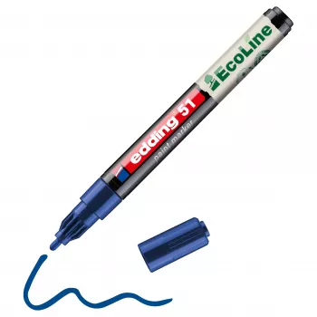 Edding 51 EcoLine 4-51-003 lakmarker blauw 1 mm, 2 mm