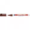 edding 400 permanentmarker, 1 mm ronde punt, navulbaar, bruin