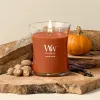 WoodWick Pumpkin Praline kaars, middel