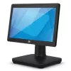 Elo Touch Solutions EloPOS systeem 15 inch touchscreen-pos-terminal met voet en I/O-hub - Intel Celeron J4105, 4GB RAM, 128GB SSD, zonder besturingssysteem, zwart
