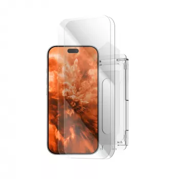 Fixed 2.5D displayschermglas met antistofapplicator voor Apple iPhone 18 Pro Max, 2 stuks