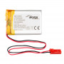 Akyga AKY0300 LP303040 Li-Po-accu 3,7 V 320 mAh met PCM, JST 2,54 mm 2-pin stekker, 150 mm kabel