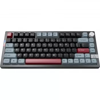 Montech MK PRO 75 toetsenbord, DE-indeling, Gateron G Pro 3.0 Yellow, zwart/meerkleurig