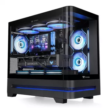 Thermaltake Arcus 190 TG ARGB Mini Tower pc-behuizing, zwart, gehard glas