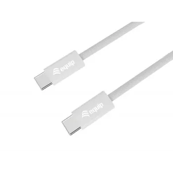Equip 128842 USB-C naar USB-C 2.0-kabel, 3 A, PD 60 W, 1 m, wit