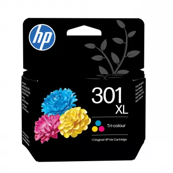 HP 301XL inktcartridge, kleur, 300 pagina's