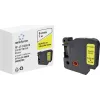 Renkforce RF-LT-D40918 labeltape, vervangt DYMO D1 40918, 9 mm, geel met zwarte tekst, 7 m