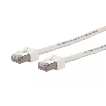 Metz Connect Ultraflex500 VoIP patchkabel S/FTP Cat.6, wit, 1,0 m