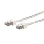 Metz Connect Ultraflex500 VoIP patchkabel S/FTP Cat.6, wit, 1,0 m