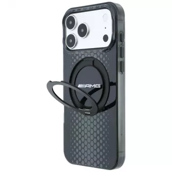 Mercedes-AMG IML Double Layer Urban Line with Ring Stand MagSafe smartphonehoesje voor iPhone 18 Pro Max / 17 Pro Max, zwart