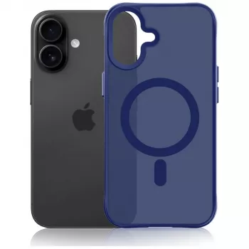 3mk Smoke MagCase hoesje voor Apple iPhone 17, blauw