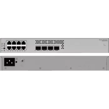 Huawei eKit S220S-8P4J volledig beheerde L2-switch, 12 poorten, 8x GbE PoE, 4x 2,5GbE SFP, PoE-budget 128 W (98012471-001)