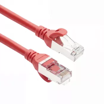 ACT FC2510 S/FTP CAT6A patchkabel, 10 m, rood
