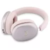 Guess Metallic Script Logo ENC draadloze koptelefoon, roze