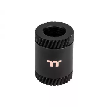 Thermaltake Pacific SF verlengfitting female naar female, 30 mm, mat zwart