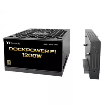 Thermaltake Dockpower FI 1200W pc-voeding, 80 PLUS Gold, ATX 3.1, zwart
