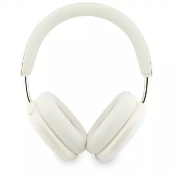Guess GUE005824 Metallic Effect Metal Script Logo Bluetooth-koptelefoon, ENC, beige