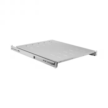 EFB Elektronik 691651NAGR.68 uittrekbare legplank 19″ 1U, inbouwdiepte 378–612 mm, 30 kg, RAL 7035