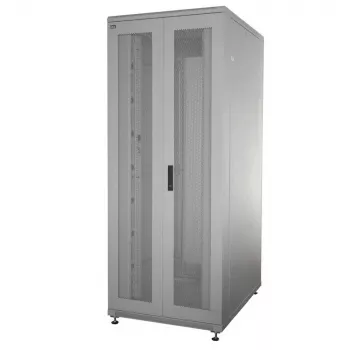 IT-BUDGET 19-inch netwerkkast SRK 99ITB19SRK4268DTGM, complete set, 42 U, 600x800 mm, lichtgrijs, gemonteerd