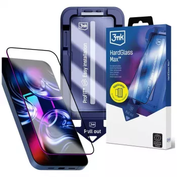 3mk Hardglass Max schermbeschermer voor Apple iPhone 17 Pro Max