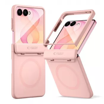 Tech-Protect Kevlar Aura MagSafe hoesje voor Galaxy Z Flip 8, roze