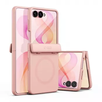 Tech-Protect Kevlar Aura MagSafe hoesje voor Galaxy Z Flip 8, roze