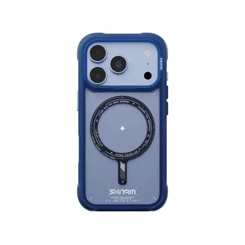 Skinarma Avion MagSafe Skin000476 hoesje voor iPhone 18 Pro / 17 Pro, blauw