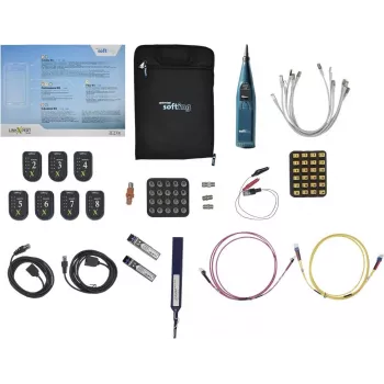 Softing IT Psiber CableMaster PROF_ACC_KIT professionele accessoireset, kabel-/adapterset, netwerk, telefoon, 0,5 m, duplex