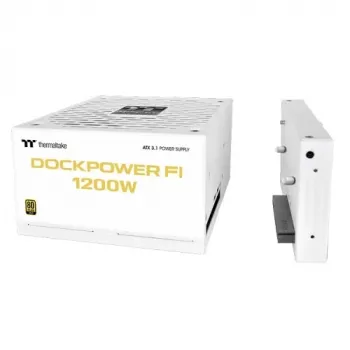 Thermaltake TT Dockpower FI 1200W Snow voeding, 1200 W, 80 PLUS Gold, modulair, wit