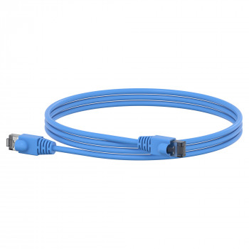 Striebel & John ZLPBL150 RJ45-patchkabel met connectoren, blauw, 1500 mm