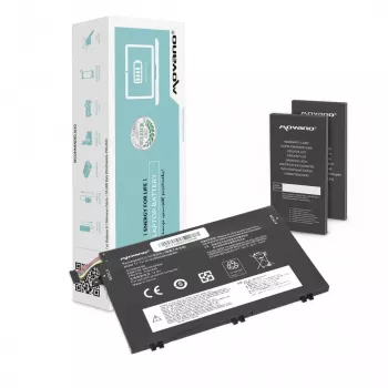 Movano laptopaccu 01AV445 voor Lenovo ThinkPad E14 E15 E480 E580 E590, 4100 mAh (46 Wh)