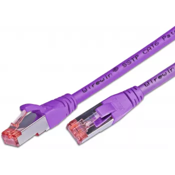 Wirewin PKW-PIMF-KAT6 2.0 VT RJ45-patchkabel, Cat6, S/FTP, LSOH, paars