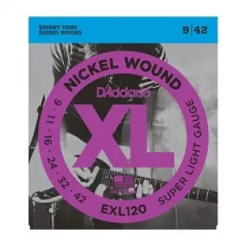 D'Addario EXL120 Super Light snaren voor elektrische gitaar, 9-42