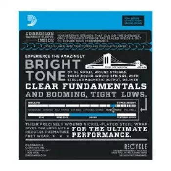 D'Addario EXL165 snaren voor basgitaar, Regular Light 45–105