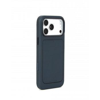 Mujjo Troubadour Modular Leather Case leren hoesje voor Apple iPhone 18 Pro Max / 17 Pro Max, MagSafe, basalt