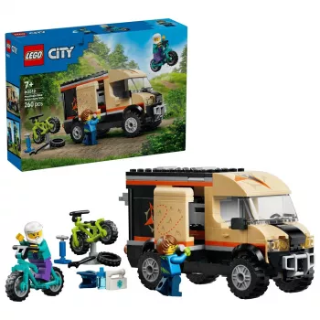 LEGO City 60512 bouwset Mountainbike-avonturenbusje, 260 stukjes