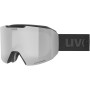 UVEX Evidnt ATTRACT V skibril met etui, zwart/zilver