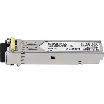 BlueOptics SFP-BXD53-40KM-RW-BO SFP-transceiver, compatibel met Radware SFP-BXD53-40KM, LC simplex, 1000BASE-BX-D, singlemode, TX 1550 nm/RX 1310 nm, 40 km