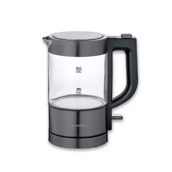Severin 9387 mini glazen waterkoker, 0,5 l