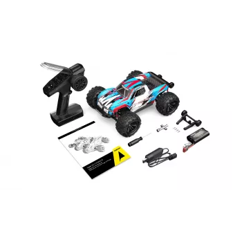 Amewi Hyper Go Monster Truck V2 brushless 4WD, 1:16, RTR, blauw/wit