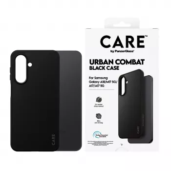 PanzerGlass CARE Urban Combat-hoesje voor Samsung Galaxy A17/A18, zwart
